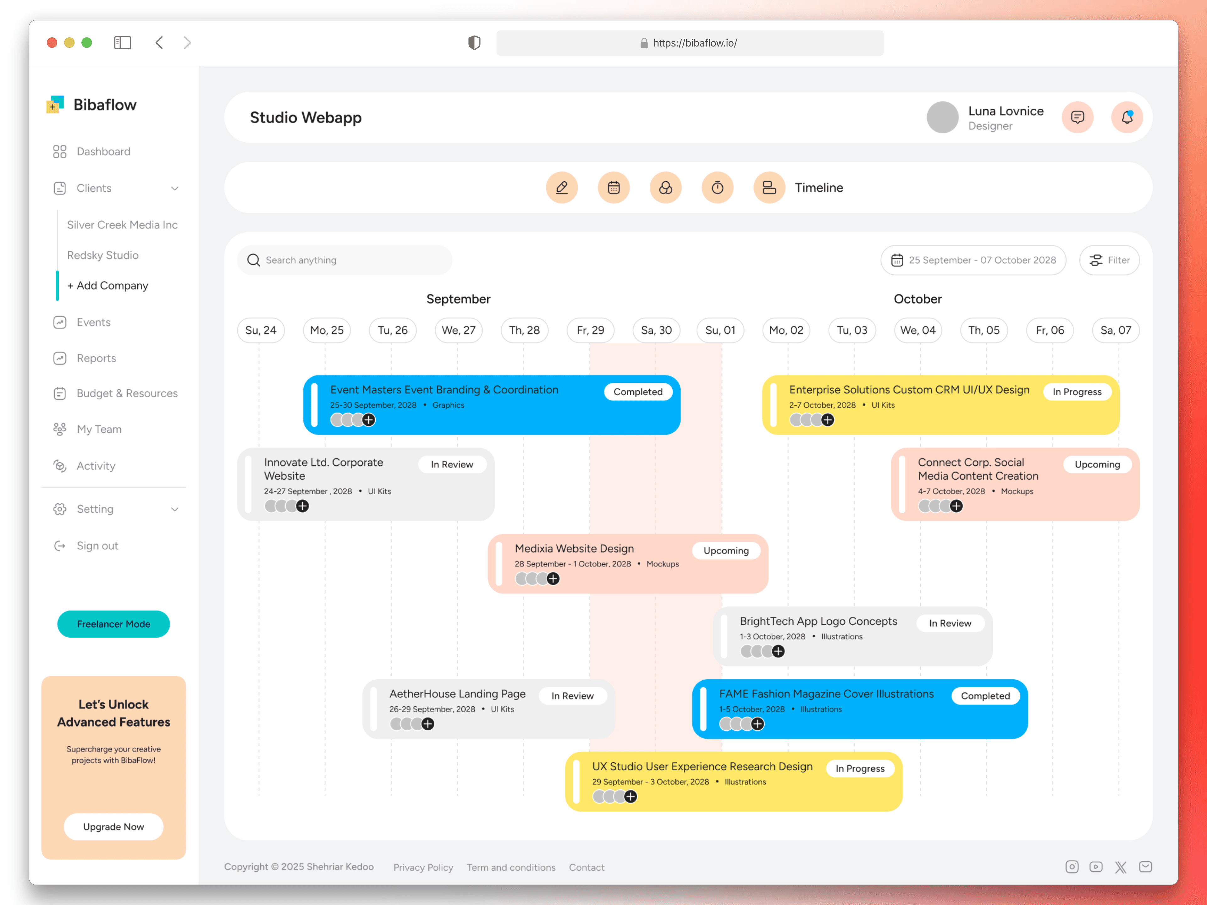 Project Management Timeline