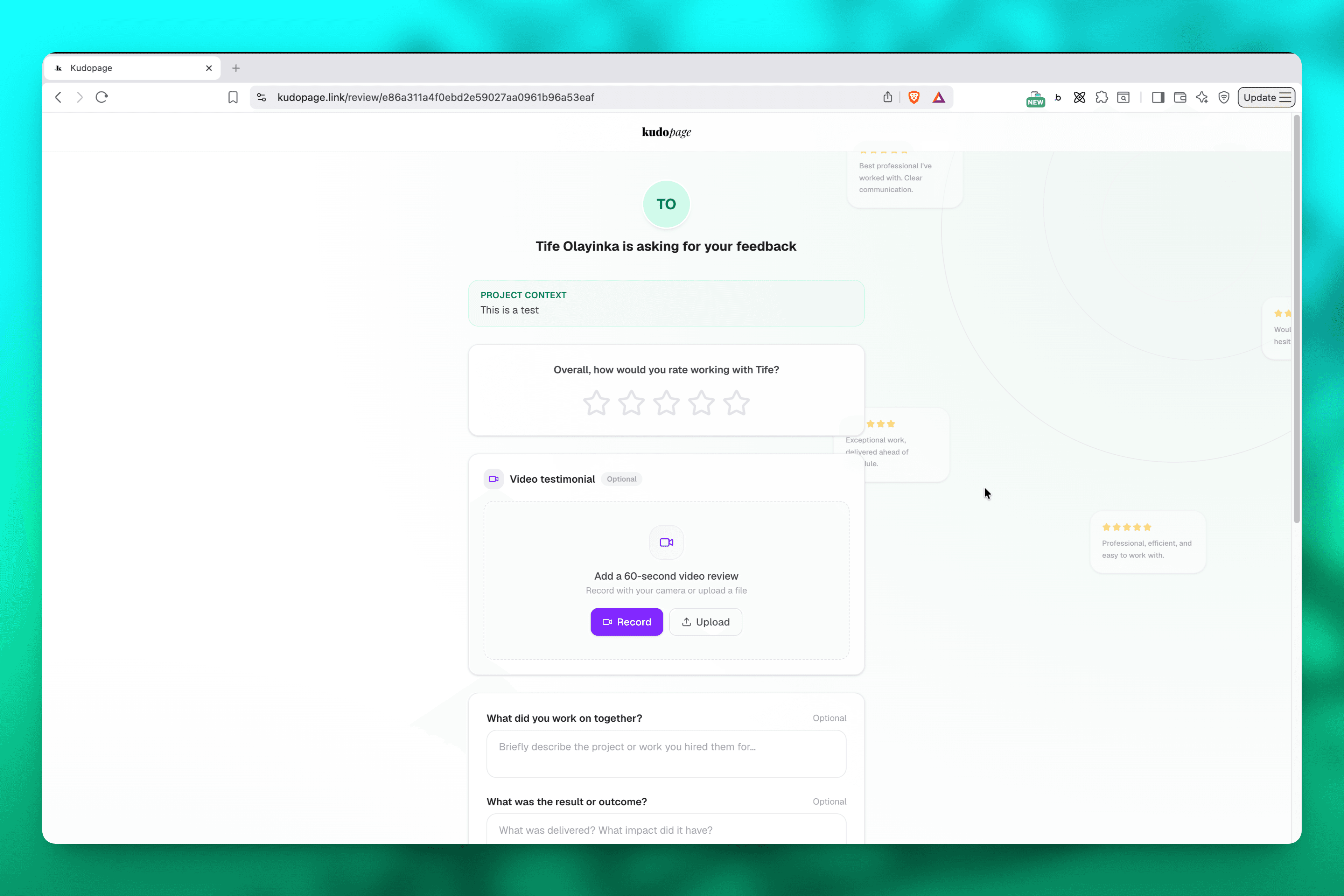 Review Submission Form